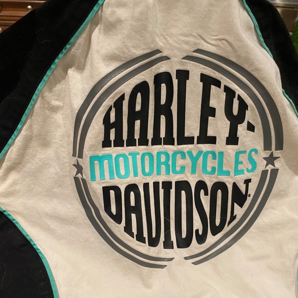 Harley Davidson HD Motorcycle shirt. Women sz S. Front Zip Cleavage. Stretchy. - Picture 1 of 10